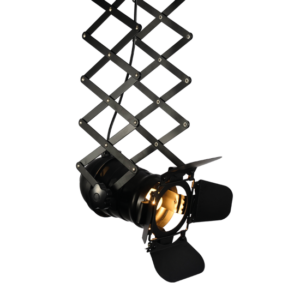 ACA DECOR   – Φωτιστικό Προβολέας Retro Οροφής / Τοίχου 1ΧΕ27 Μεταλλικό Μαύρο 20Χ34Χ90cm