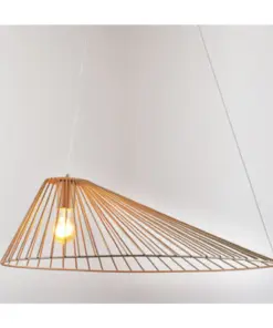 ΚΡΕΜΑΣΤΟ ΦΩΤΙΣΤΙΚΟ 1xE27 CAPPELLO ΧΡΥΣΟ ΜΕΤ/ΚΟ 60Χ40120CM ACA – OD91681PG