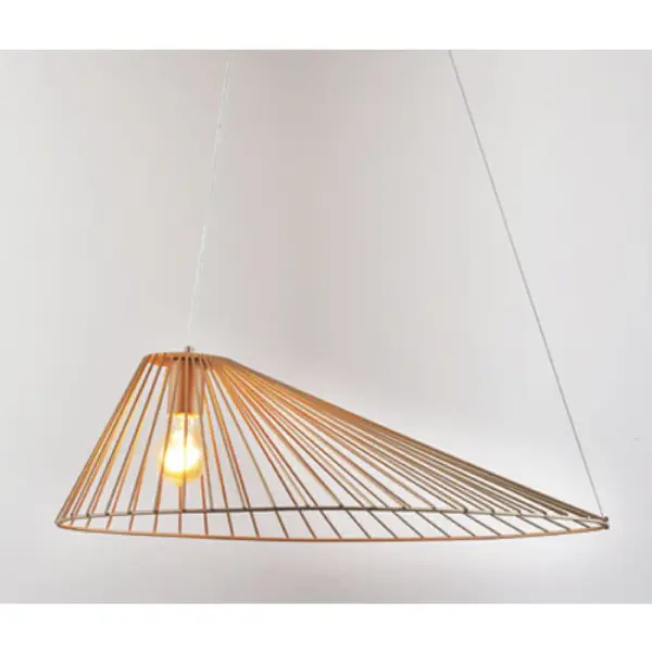 ΚΡΕΜΑΣΤΟ ΦΩΤΙΣΤΙΚΟ 1xE27 CAPPELLO ΧΡΥΣΟ ΜΕΤ/ΚΟ 60Χ40120CM ACA – OD91681PG