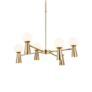 ΚΡΕΜΑΣΤΟ ΦΩΤΙΣΤΙΚΟ 6xG9+6xGU10 KIMOLOS ΧΡΥΣΟ ΜΕΤ/ΚΟ + ΛΕΥΚΟ ΓΥΑΛΙ Φ72Χ120CM ACA – OD94206PG