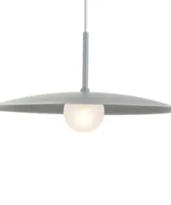 ΚΡΕΜΑΣΤΟ ΦΩΤΙΣΤΙΚΟ 1xG9 ΓΚΡΙ AFINAR ΜΕΤ/ΚΟ + ΑΜΜΟΒΟΛΗ ΓΥΑΛΙ Φ40Χ120CM ACA – OD94451PG