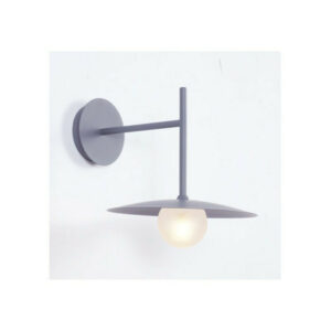 ΕΠΙΤΟΙΧΟ ΦΩΤΙΣΤΙΚΟ 1xG9 AFINAR ΓΚΡΙ ΜΕΤ/ΚΟ + ΑΜΜΟΒΟΛΗ ΓΥΑΛΙ 25Χ28Χ32CM ACA – OD94451WG