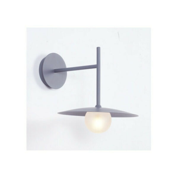 ΕΠΙΤΟΙΧΟ ΦΩΤΙΣΤΙΚΟ 1xG9 AFINAR ΓΚΡΙ ΜΕΤ/ΚΟ + ΑΜΜΟΒΟΛΗ ΓΥΑΛΙ 25Χ28Χ32CM ACA – OD94451WG