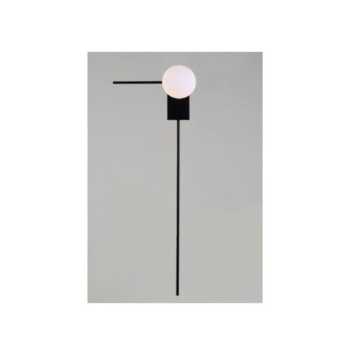 ΕΠΙΤΟΙΧΟ ΦΩΤΙΣΤΙΚΟ 1xG9 CYCLOPS ΜΑΥΡΟ ΜΕΤ/ΚΟ +ΛΕΥΚΟ ΓΥΑΛΙ 30Χ17Χ85CM ACA – OD94581WLB