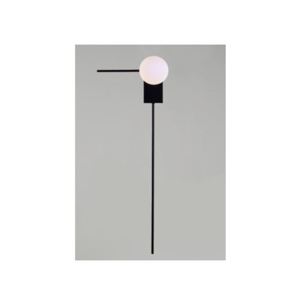 ΕΠΙΤΟΙΧΟ ΦΩΤΙΣΤΙΚΟ 1xG9 CYCLOPS ΜΑΥΡΟ ΜΕΤ/ΚΟ +ΛΕΥΚΟ ΓΥΑΛΙ 30Χ17Χ85CM ACA – OD94581WLB