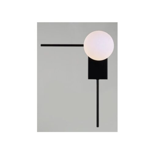 ΕΠΙΤΟΙΧΟ ΦΩΤΙΣΤΙΚΟ 1xG9 CYCLOPS ΜΑΥΡΟ ΜΕΤ/ΚΟ +ΛΕΥΚΟ ΓΥΑΛΙ 30Χ17Χ37CM ACA – OD94581WSB