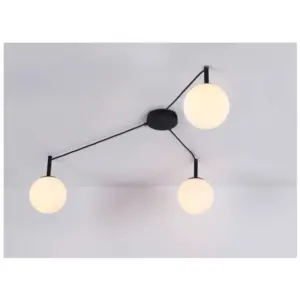 ΟΡΟΦΗΣ ΦΩΤΙΣΤΙΚΟ 3xE14 TIRAMOLLA ΜΑΥΡΟ ΜΕΤ/ΚΟ + ΛΕΥΚΟ ΓΥΑΛΙ 78Χ72Χ32CM ACA – OD94613CB