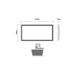 LED Πάνελ Παραλληλόγραμμο Χωνευτό 30X60cm 30W ACA 120° 3000lm Ψυχρό 6500Κ – OTIS30603065N