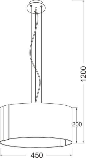 ΚΡΕΜΑΣΤΟ ΓΥΑΛΙΝΟ Φ45CM 3XE27 DIONE ACA DECOR  – OYD10087ASP3