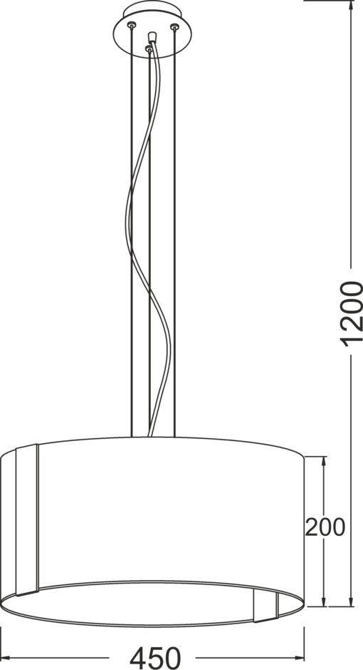ΚΡΕΜΑΣΤΟ ΓΥΑΛΙΝΟ Φ45CM 3XE27 DIONE ACA DECOR  – OYD10087ASP3