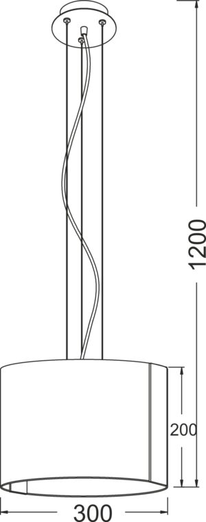 ΚΡΕΜΑΣΤΟ ΓΥΑΛΙΝΟ Φ30CM 1XE27 DIONE ACA DECOR  – OYD10087BSP1