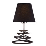 ΠΟΡΤΑΤΙΦ ΜΑΥΡΟ ΜΕΤΑΛΛΙΚΟ 1XE27 LAGOS ACA DECOR  – OYD10134BTL1