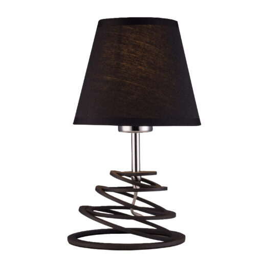 ΠΟΡΤΑΤΙΦ ΜΑΥΡΟ ΜΕΤΑΛΛΙΚΟ 1XE27 LAGOS ACA DECOR  – OYD10134BTL1