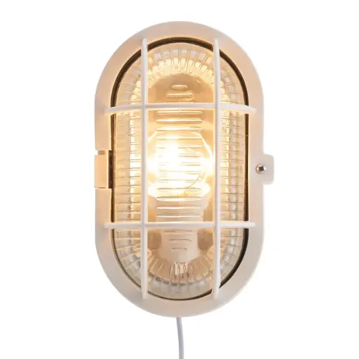 Nordlux Skotlampe Φωτιστικό Τοίχου Λευκό E27  Πλαστικό/Γυάλινο –  17051001