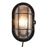 Nordlux Skotlampe Φωτιστικό Τοίχου Μαύρο E27  Πλαστικό/Γυάλινο –  17051003