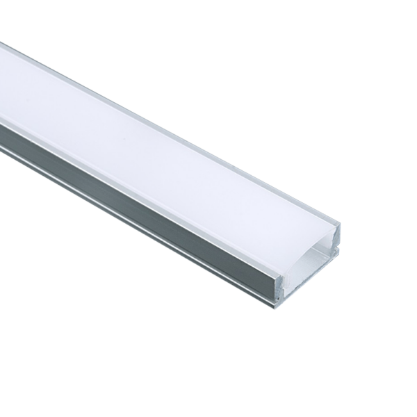 Προφίλ Αλουμινίου Mini για LED Ταινίες με Οπάλ Κάλυμμα 2m ACA – P109U