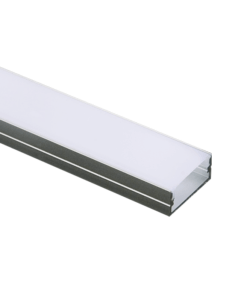 Προφίλ Αλουμινίου Norm για LED Ταινίες με Οπάλ Κάλυμμα 2m ACA – P117U