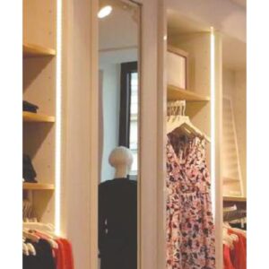 Προφίλ Αλουμινίου Χωνευτό Norm για LED Ταινίες με Οπάλ Κάλυμμα 2m ACA – P119U