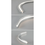 Ευκαμπτο Trimless Προφίλ Αλουμινίου Γυψοσανίδας 9mm Οπάλ Κάλυμμα Σιλικόνης 2m ACA – P121FL