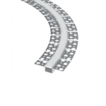 Ευκαμπτο Trimless Προφίλ Αλουμινίου Γυψοσανίδας 20mm Οπάλ Κάλυμμα Σιλικόνης 2m ACA – P125FL