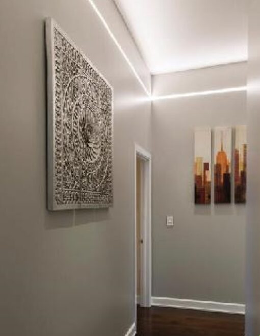 Προφίλ Αλουμινίου Micro για LED Ταινίες με Οπάλ Κάλυμμα 2m ACA – P151U