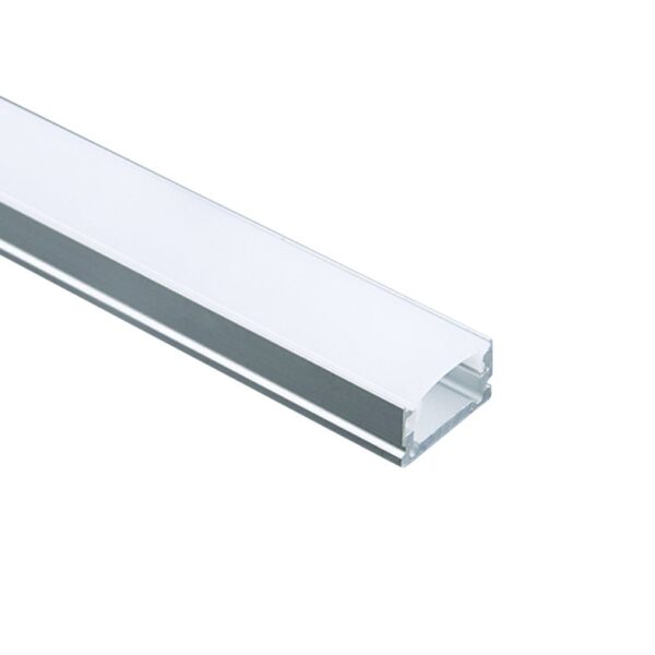 Προφίλ Αλουμινίου Micro για LED Ταινίες με Οπάλ Κάλυμμα 2m ACA – P151U