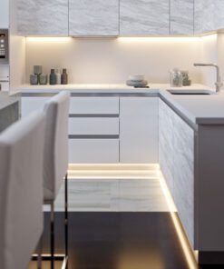 Προφίλ Αλουμινίου Γωνιακό Corn για LED Ταινίες με Οπάλ Κάλυμμα 2m ACA – P161U