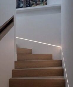 Χωνευτό Προφίλ Αλουμινίου Ασύμμετρου Φωτισμού ARPY για LED Ταινίες με Οπάλ Κάλυμμα 2m  ACA – P168U