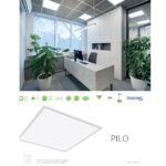 LED Πάνελ Τετράγωνο Χωνευτό 60X60 40W ACA 120° 4400lm Θερμό 3000K – PILO60604030