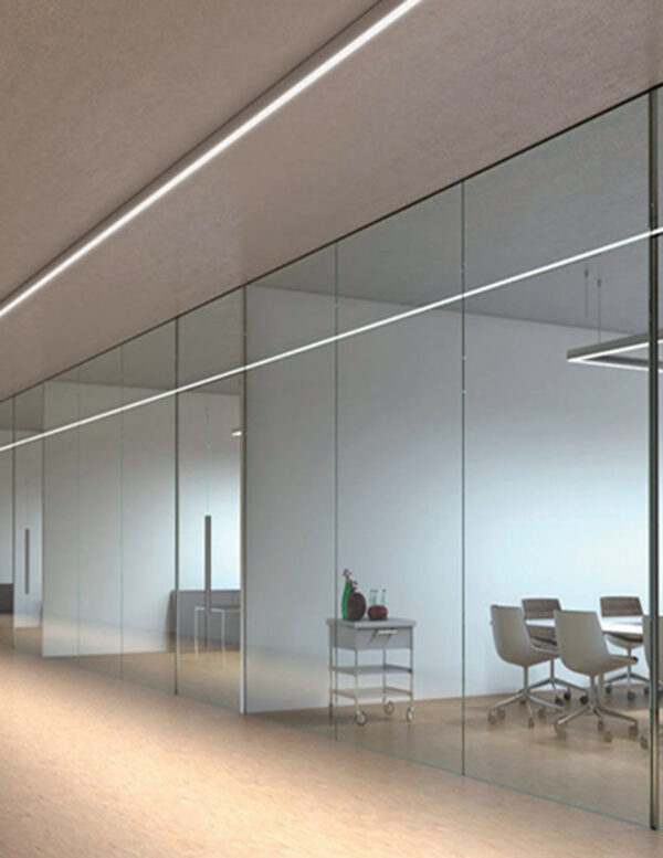 Προφίλ Αλουμινίου Neri για LED Ταινίες με Οπάλ Κάλυμμα 3m ACA – P210U