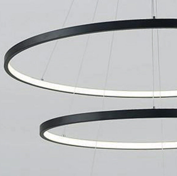 Κυκλικό Προφίλ Φ900  Αλουμινίου ELL για LED Ταινίες με Inward Οπάλ Κάλυμμα ACA – P30C900