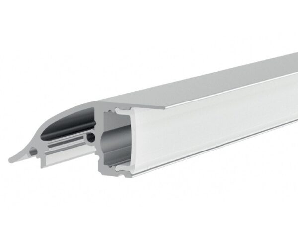 Προφίλ Αλουμινίου HID Wall Washer για LED Ταινίες με Οπάλ Κάλυμμα 2m ACA – P62NU