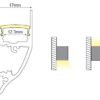 Προφίλ Αλουμινίου HID Wall Washer για LED Ταινίες με Οπάλ Κάλυμμα 2m ACA – P62NU