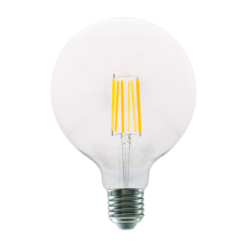 LED Λάμπα E27 G125 Filament 12W Diolamp 360° 1540lm 2700K – PALA12512WW