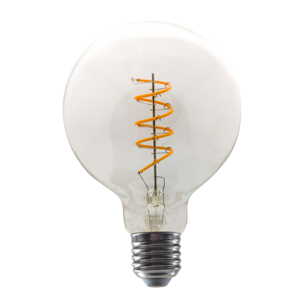 LED Λάμπα E27 G95 Filament Spiral 4W Dimmable Diolamp 360° 300lm 1800K – PALA954WWSDIM