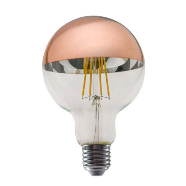 LED Λάμπα Ανεστραμμένου Καθρέπτη E27 G95 Filament 8W Dimmable Diolamp 360° 900lm 2700K – PALA958WWDIMRG