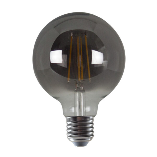LED Λάμπα E27 G95 Filament 8W Smoky Diolamp 360° 400lm 1800K – PALA958WWSM