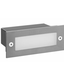 ΑΔΙΑΒΡΟΧΗ ΧΩΝΕΥΤΗ ΑΠΛΙΚΑ ΟΡΘΟΓΩΝΙΑ ΓΚΡΙ LED 2W 3000K 90Lm 230V IP54 RA80 ACA – PAS230GP