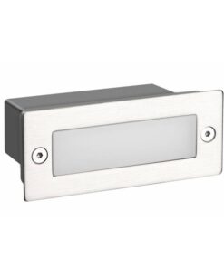 ΑΔΙΑΒΡΟΧΗ ΧΩΝΕΥΤΗ ΑΠΛΙΚΑ ΟΡΘΟΓΩΝΙΑ ΝΙΚΕΛ ΜΑΤ LED SMD 2W 3000K 90Lm 230V IP54 RA80 ACA – PAS230NMP