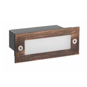 ΑΔΙΑΒΡΟΧΗ ΧΩΝΕΥΤΗ ΑΠΛΙΚΑ ΟΡΘΟΓΩΝΙΑ ΣΕ ΧΡΩΜΑ ΣΚΟΥΡΙΑ  2W 3000K 90Lm 230V IP54 RA80 ACA – PAS230RP