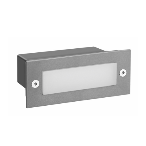 ΑΔΙΑΒΡΟΧΗ ΧΩΝΕΥΤΗ ΑΠΛΙΚΑ ΓΚΡΙ LED 110X44 G 2W 6000K 100Lm 230V IP54 RA80 ACA – PAS260GP