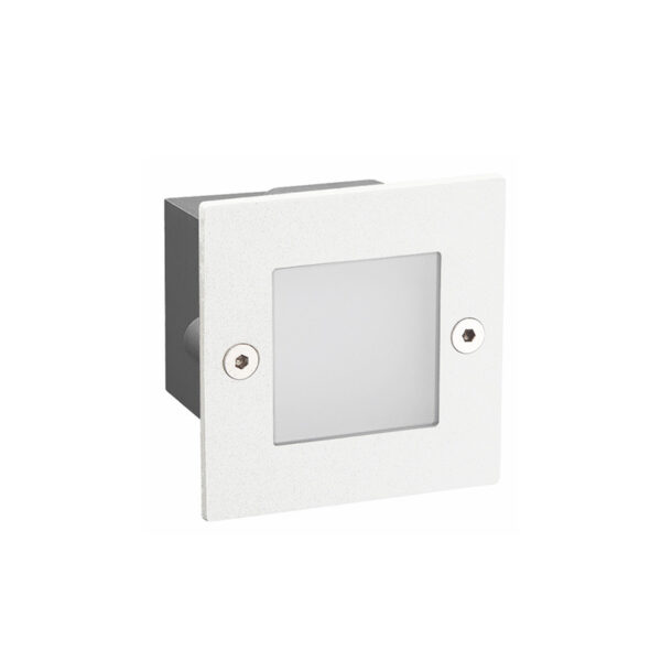 ΑΔΙΑΒΡΟΧΗ ΧΩΝΕΥΤΗ ΑΠΛΙΚΑ ΛΕΥΚΗ  70X70 W 2W 6000K 100Lm 230V IP54 RA80 ACA – PAS260WS