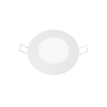 ΛΕΥΚΟ ΣΤΡΟΓΓΥΛΟ LED ΠΑΝΕΛ ΧΩΝΕΥΤΟ 6W 4000K 470Lm Φ119mm ACA – PENU640RW