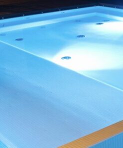 LED Φωτιστικό Πισίνας Πλαστικό 20W 6000K 2200lm 110° IP68 12V DC Φ210mm ACA – PISC20CW