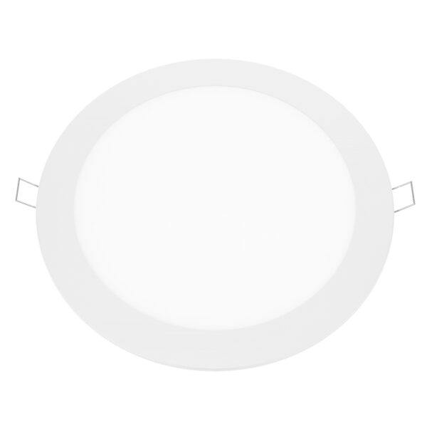LED Πάνελ Στρογγυλό 18W ACA Φυσικό Λευκό 4000K – PLATO1840RW