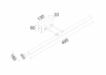 ΕΠΙΤΟΙΧΟ ΦΩΤΙΣΤΙΚΟ LED 12W 4000K 780LM ΜΑΥΡΟ ΜΕΤ/ΚΟ IP44 50X6X19CM RIO ACA – PN10LEDW504BK