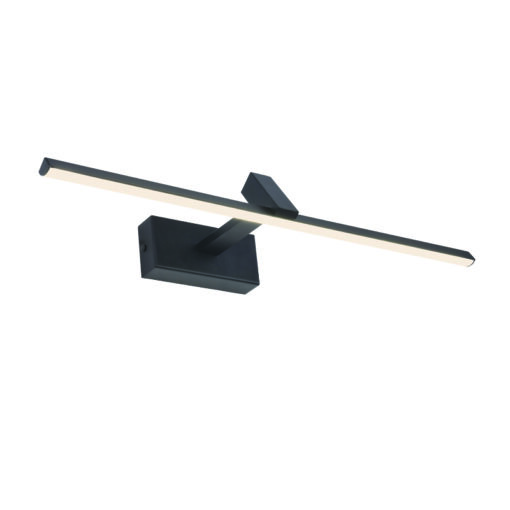 ΕΠΙΤΟΙΧΟ ΦΩΤΙΣΤΙΚΟ LED 8W 3000K 520LM MIRAR ΜΑΥΡΟ ΜΕΤΑΛΛΙΚΟ IP20 50X16,5X7,5CM ACA – PN13LEDW50BK