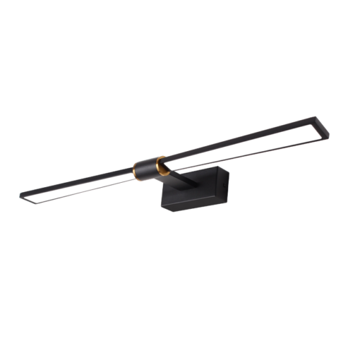 ΕΠΙΤΟΙΧΟ Φ/Σ LED 12W 780LM 3000K ΜΑΥΡΟ ΑΛΟΥΜΙΝΙΟ 610Χ140Χ55ΜΜ PAPIGION ACA – PN1403LEDW61BK
