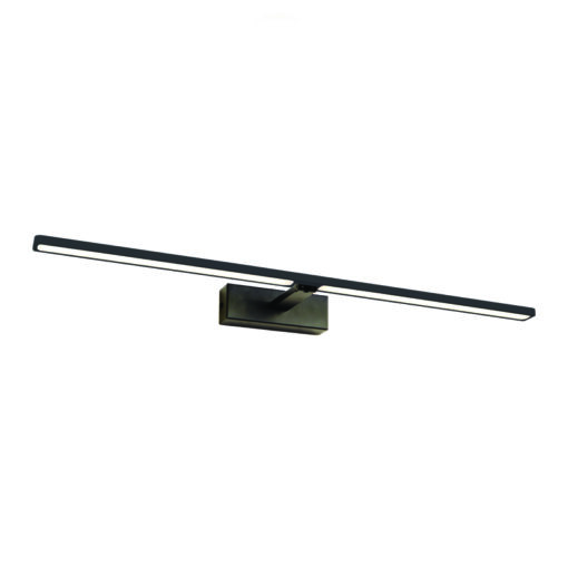 ΕΠΙΤΟΙΧΟ Φ/Σ LED 12W 3000K 780LM PALMA ΜΑΥΡΟ ΜΕΤ/ΚΟ IP44 66,5X14,5X5CM ACA – PN15LEDW67BK