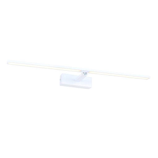 ΦΩΤΙΣΤΙΚΟ ΜΠΑΝΙΟΥ LED 12W 3000K 780LM PALMA ΛΕΥΚΟ ΜΕΤΑΛΛΙΚΟ IP44 66,5X14,5X5CM ACA – PN15LEDW67WH